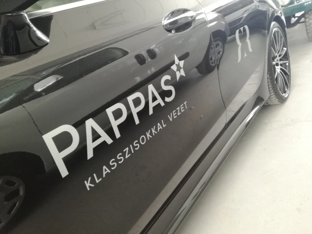 Pappas – céges felirat és matricakészítés